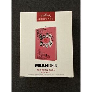 Mean Girls The Burn Book 2024 Hallmark Keepsake Christmas Ornament NEW!